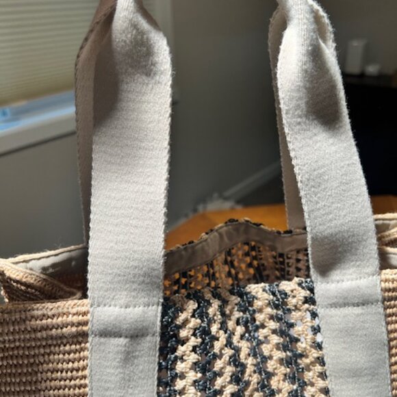 ISABEL MARANT striped straw tote - Picture 7 of 8